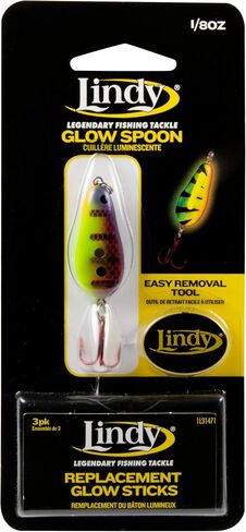 Lindy LGS226 Glow Spoon - Red Fire Tiger (1/16oz) in Saudi Arabia
