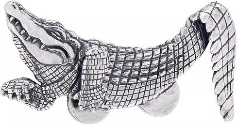 Vintage Alligator & Octopus Animal Brooch for Men Women, Retro Gold/Silver Rhinestone Animal Pin for Blazer Lapel, Suit Jacket, Backpack, Bag Decoration in Saudi Arabia