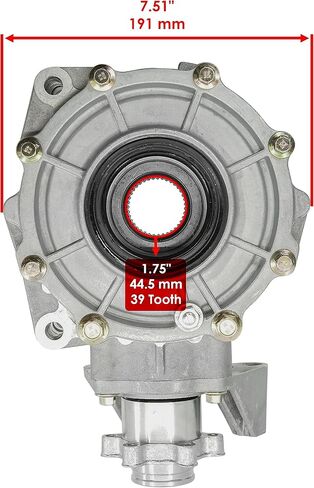 Caltric Complete Rear Differential Compatible with Yamaha Rhino 700 Fi Yxr700F Yxr 700F 2008-2011 in Saudi Arabia