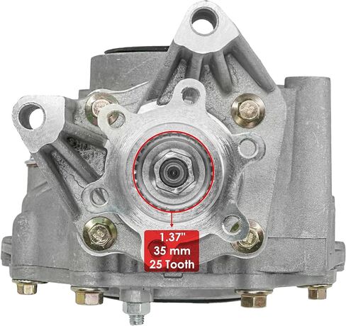 Caltric Complete Rear Differential Compatible with Yamaha Rhino 700 Fi Yxr700F Yxr 700F 2008-2011 in Saudi Arabia