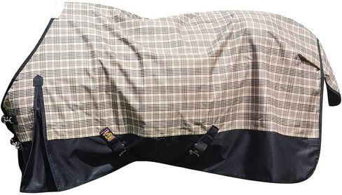Turnout Sheet for Horses Black Label - Size 80 Plaid in Saudi Arabia