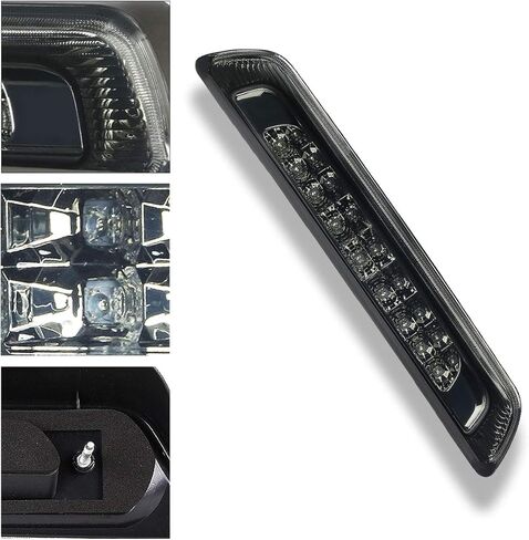 PM PERFORMOTOR LED الثالث ضوء الفرامل ضوء البضائع ارتفاع جبل وقف الضوء متوافق مع تندرا 07-18، الإسكان الكروم / عدسة واضحة in Saudi Arabia