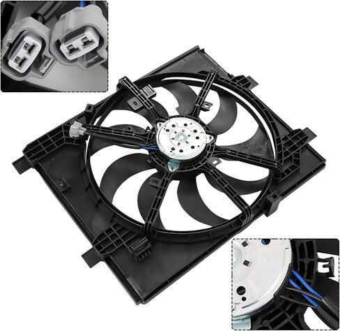 Radiator Cooling Fan Assembly Replacement for 2011-2017 Juke NI3115147 620452 214831KC0A in Saudi Arabia