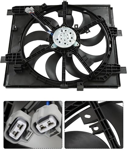 Radiator Cooling Fan Assembly Replacement for 2011-2017 Juke NI3115147 620452 214831KC0A in Saudi Arabia