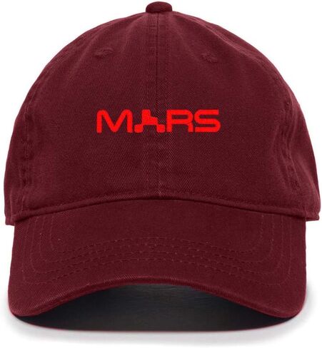 Mars NASA Logo Baseball Cap Embroidered Cotton Adjustable Dad Hat in Saudi Arabia
