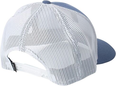 RVCA Men's Curved Brim Trucker Hat, Structured Hat with Curved Bill, Adjustable Snapback Closure in Saudi Arabia