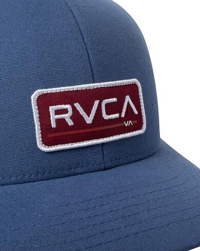 RVCA Men's Curved Brim Trucker Hat, Structured Hat with Curved Bill, Adjustable Snapback Closure in Saudi Arabia