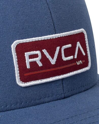 RVCA Men's Curved Brim Trucker Hat, Structured Hat with Curved Bill, Adjustable Snapback Closure in Saudi Arabia