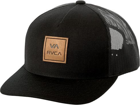 قبعة RVCA للرجال ذات حافة منحنية لسائقي الشاحنات، قبعة منظمة مع شريط منحني، قفل خلفي قابل للتعديل in Kuwait