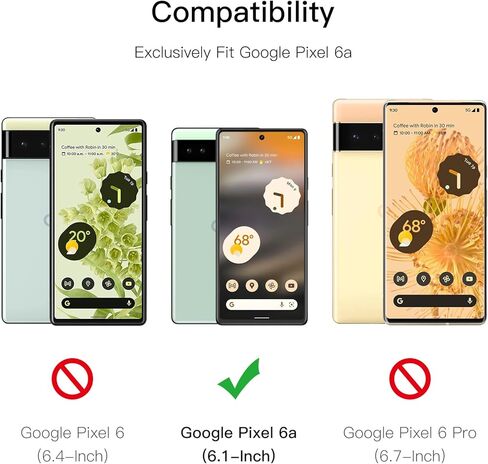 JETech Screen Protector for Google Pixel 7 Pro with Camera Lens Protector, Flexible TPU Film, Fingerprint ID Compatible, HD Clear, Easy Install, 2-Pack Each in Kuwait