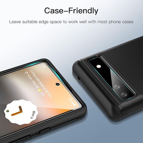 JETech Screen Protector for Google Pixel 7 Pro with Camera Lens Protector, Flexible TPU Film, Fingerprint ID Compatible, HD Clear, Easy Install, 2-Pack Each in Kuwait