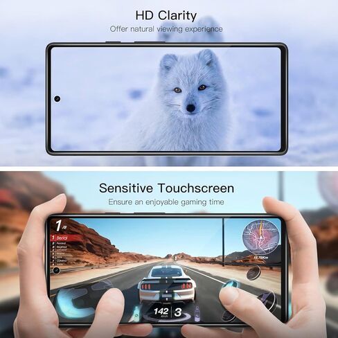 JETech Screen Protector for Google Pixel 7 Pro with Camera Lens Protector, Flexible TPU Film, Fingerprint ID Compatible, HD Clear, Easy Install, 2-Pack Each in Kuwait