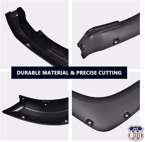 PIT66 Fender Flares, Compatible With 2014-2021 Toyota Tundra, Textured Pocket Riveted Style Wheel Flares, 4pcs in Saudi Arabia