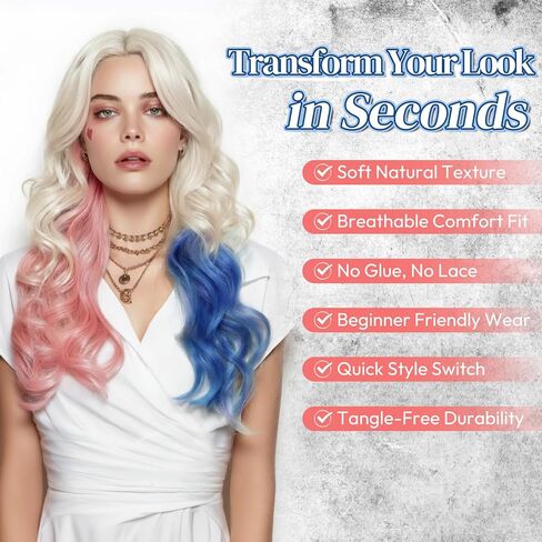 بارسدار باروكات قصيرة باللون الأزرق الداكن - شعر مستعار قصير أزرق غير متناظر على شكل بوب للنساء، شعر مستعار طبيعي سميك وناعم صناعي أنيمي كارتون كوسبلاي للحفلات الهالوين والحزن in Kuwait