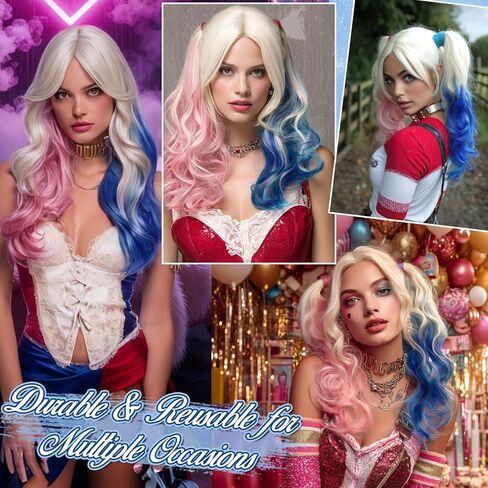 بارسدار باروكات قصيرة باللون الأزرق الداكن - شعر مستعار قصير أزرق غير متناظر على شكل بوب للنساء، شعر مستعار طبيعي سميك وناعم صناعي أنيمي كارتون كوسبلاي للحفلات الهالوين والحزن in Kuwait