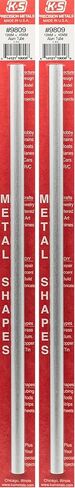 K&S 9803 Round Aluminum Tube, 4mm OD x 0.45mm Wall x 300mm Long, 3 Pieces, Made in The USA in Kuwait