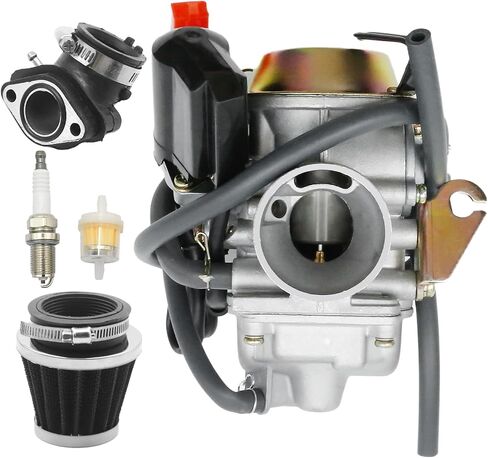 طقم ضبط المكربن، بديل لكولمان BK200 AT200-B AT200 JL50QT BK150، بديل لمحرك Go Kart 150cc 125cc، بديل لمكربن ​​TaoTao 150cc in Saudi Arabia