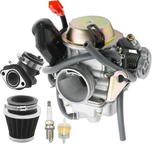 طقم ضبط المكربن، بديل لكولمان BK200 AT200-B AT200 JL50QT BK150، بديل لمحرك Go Kart 150cc 125cc، بديل لمكربن ​​TaoTao 150cc in Saudi Arabia