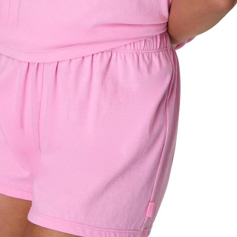 Hanes Women's Originals 2-Piece Lounge, Supersoft V-Neck Tee & Sleep Shorts Loungewear Set in Saudi Arabia