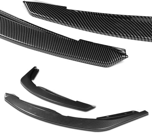 2PCS ABS Front Bumper Lip Body kit, Compatible with 2021-2025 Acura TLX (Not for Type S Package), Type-S Style Splitter Trim Protection Spoiler (Carbon Look) in Saudi Arabia