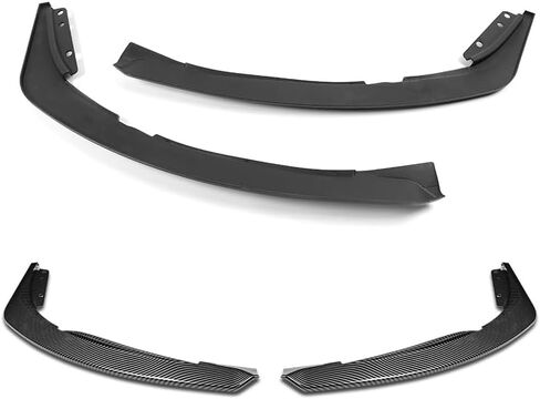2PCS ABS Front Bumper Lip Body kit, Compatible with 2021-2025 Acura TLX (Not for Type S Package), Type-S Style Splitter Trim Protection Spoiler (Carbon Look) in Saudi Arabia