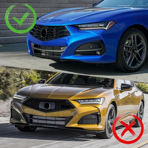 2PCS ABS Front Bumper Lip Body kit, Compatible with 2021-2025 Acura TLX (Not for Type S Package), Type-S Style Splitter Trim Protection Spoiler (Carbon Look) in Saudi Arabia