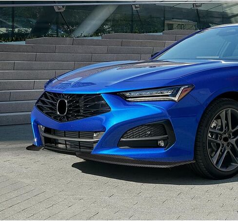 2PCS ABS Front Bumper Lip Body kit, Compatible with 2021-2025 Acura TLX (Not for Type S Package), Type-S Style Splitter Trim Protection Spoiler (Carbon Look) in Saudi Arabia