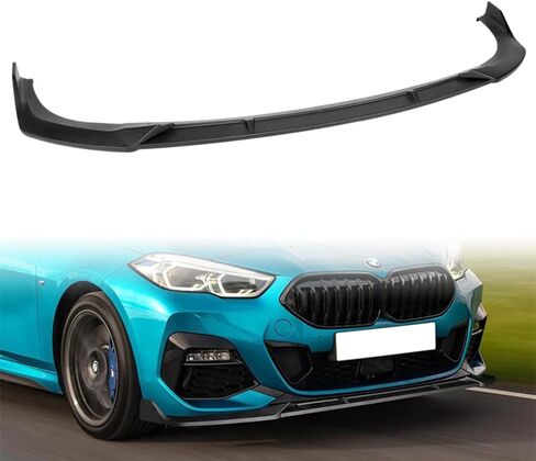 Q1-TECH, 9-Piece Front Bumper Lip & Side Skirt Extensions Diffuser Compatible with BMW (F44) 2-Series 220i 228i m235i Gran-Coupe, Front Lip Spoiler Air Chin Splitter ABS (Matt Black) in Saudi Arabia