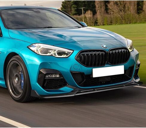 Q1-TECH, 9-Piece Front Bumper Lip & Side Skirt Extensions Diffuser Compatible with BMW (F44) 2-Series 220i 228i m235i Gran-Coupe, Front Lip Spoiler Air Chin Splitter ABS (Matt Black) in Saudi Arabia