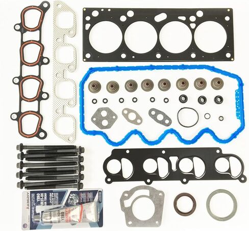 Partsflow Cylinder Head Gasket Set with 10 Head Bolts Ford Focus 2.0L 121CID L4 SOHC, (8 Valve), VIN Code P 2000-2004 OE#HS8-20901, HB901, SL1000,HS9539PT-1, ES72672 in Saudi Arabia