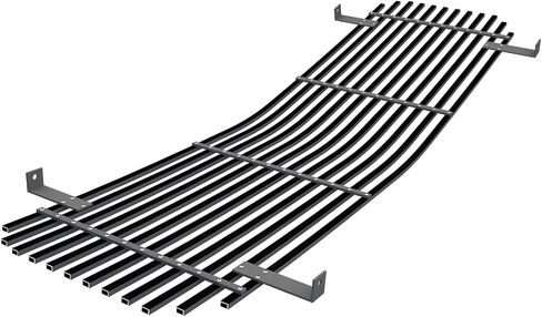 HD Ridez Premium Stainless Steel Black 8x6 Horizontal Billet Front Grille Grill Insert Compatible with GMC Suburban 1994-1999 & 94-99 Yukon & 94-98 C K Pickup Main Upper HDR-GRGC4987J in Saudi Arabia
