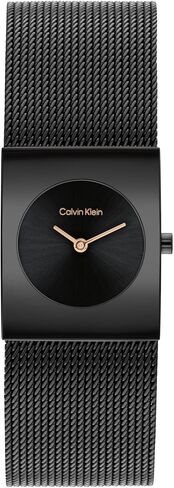 Calvin Klein Women’s CK Pulse Stainless Steel Watch – 21mm Geometric Case, Mesh Bracelet, Petite Iconic Style - Gift for Her in Saudi Arabia