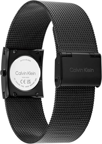 Calvin Klein Women’s CK Pulse Stainless Steel Watch – 21mm Geometric Case, Mesh Bracelet, Petite Iconic Style - Gift for Her in Saudi Arabia