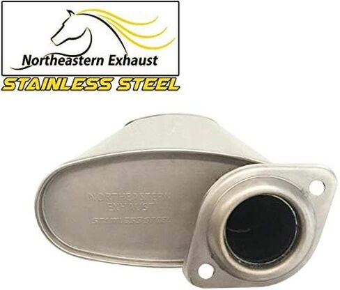 Northeastern Exhaust | Stainless Steel Muffler Compatible for Jeep Commander 2006-2010 | Grand Cherokee 2005-2010 3.7L 5.7L | Free Clamp Included | Automotive Replacement Part in Saudi Arabia