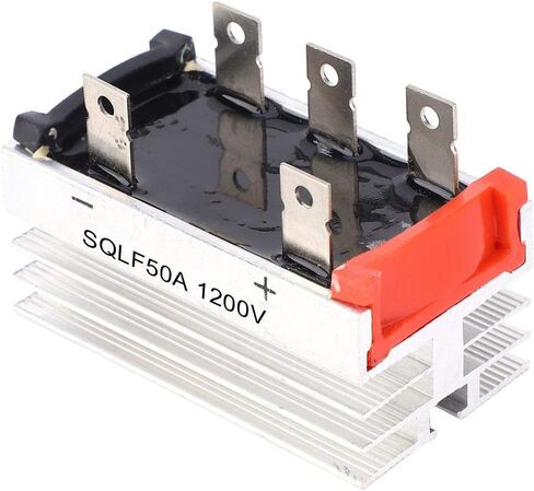 4 قطع مقوم الجسر SQLF50A 1200 فولت وحدة تصحيح ثلاثية الطور مع المشتت الحراري، تركيب اللحام in Saudi Arabia