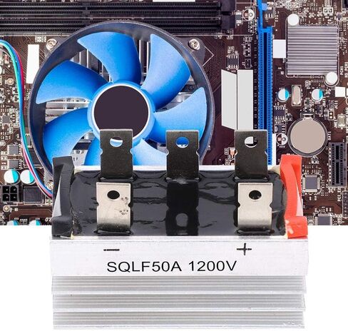 4 قطع مقوم الجسر SQLF50A 1200 فولت وحدة تصحيح ثلاثية الطور مع المشتت الحراري، تركيب اللحام in Saudi Arabia