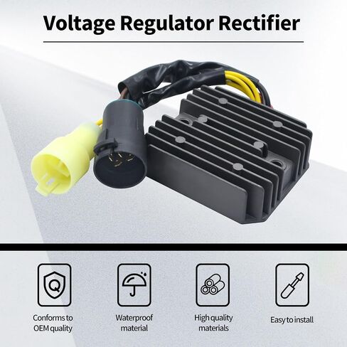 21066-0047 21066-1112 Voltage Regulator Rectifier Compatible with Kawasaki KFX700 KSV700 KLF300 KVF300 KVF360 KVF400 KVF650 KVF700 KVF 700 LTV700F B C KFX KSV KLF KVF LTV 300 360 400 650 700 in Saudi Arabia