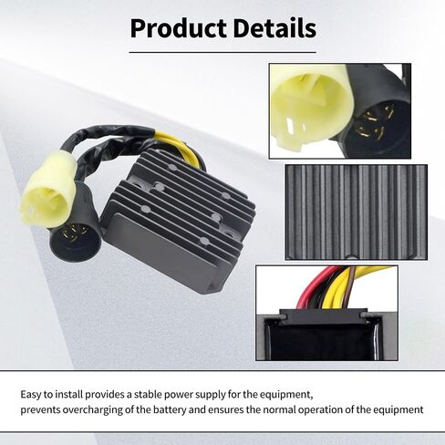 21066-0047 21066-1112 Voltage Regulator Rectifier Compatible with Kawasaki KFX700 KSV700 KLF300 KVF300 KVF360 KVF400 KVF650 KVF700 KVF 700 LTV700F B C KFX KSV KLF KVF LTV 300 360 400 650 700 in Saudi Arabia