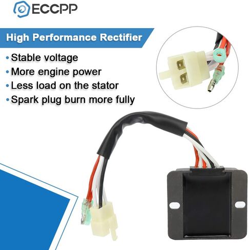 ECCPP Voltage Regulator Rectifier 1994-2000 for YAMAHA Timberwolf 250 1996-2001 for YAMAHA Warrior 350 1995-2001 for YAMAHA Wolverine 350 Rectifier Regulator in Saudi Arabia