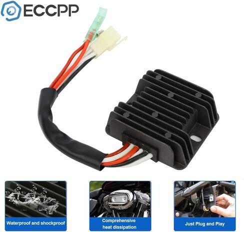 ECCPP Voltage Regulator Rectifier 1994-2000 for YAMAHA Timberwolf 250 1996-2001 for YAMAHA Warrior 350 1995-2001 for YAMAHA Wolverine 350 Rectifier Regulator in Saudi Arabia