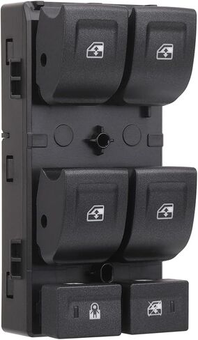 Power Window Switch Control Button Driver Side Compatible with 2014-2019 Chevy Silverado 1500, 2015-2019 Chevrolet Silverado & GMC Sierra 2500 HD 3500 HD, Replace OEM 23427098 DWS1778 in Saudi Arabia