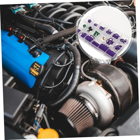 5sets Compressor Kit Rubber Gasket Assortment for Car Air Conditioning Sealing -Functional Vehicle Repair Kit Easy Installation Leak Prevention Compatible with Various Systems in Saudi Arabia