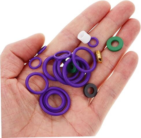 5sets Compressor Kit Rubber Gasket Assortment for Car Air Conditioning Sealing -Functional Vehicle Repair Kit Easy Installation Leak Prevention Compatible with Various Systems in Saudi Arabia