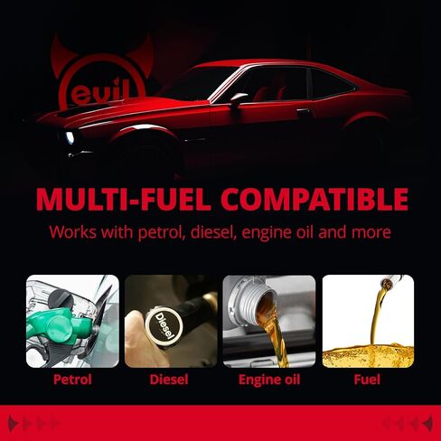 EVIL ENERGY 6AN 3/8" Fuel Line, CPE Rubber 3/8 Push Lock Fuel Hose 10FT and Hose Clamps 6PCS in Saudi Arabia