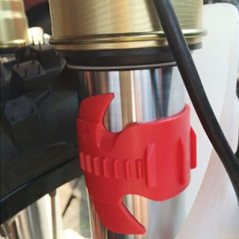 Windance Motorcycle Fork Seal Saver Cleaner Tool,45mm-55mm Front Fork Seal Cleaning, Shock Repairing Absorber Tool (Red) in Kuwait