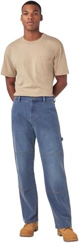 بنطال جينز Dickies الرجالي ذو المقاس المريح والركبة المزدوجة in Saudi Arabia