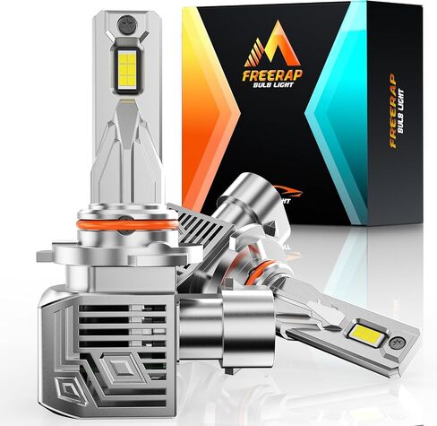 H4 Fog Light Bulb, 600% Brighter Upgraded 32000LM Fog Lighting Bulb with Fan, 6500K White Plug and Play, Pack of 2 in Saudi Arabia