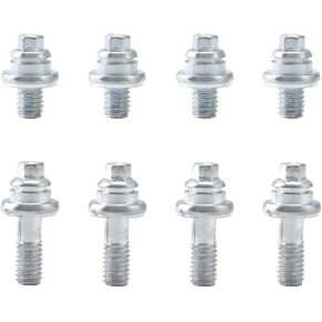 4 Pairs 3/8'' Side Post Battery Terminal Bolts, 2 Different Lengths Standard Battery Terminal Stud Connector, Battery Blinding Post Extender Stud Universal Car Accessories Fits Car, RV, Boat in Saudi Arabia