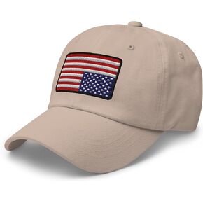 NX Upside Down American Flag Embroidered Curved Bill Cap Relaxed Fit Low Crown Adjustable USA Dad Hat in Saudi Arabia