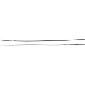 Set of 2 Door Moldings Mouldings Trim Front Driver & Passenger Side Pair for Benz for S350 12-13 for S450 08-11 for S550 07-13 for S600 07-13 for S63 AMG 08-13 for S65 AMG 07-13 Chrome in Kuwait